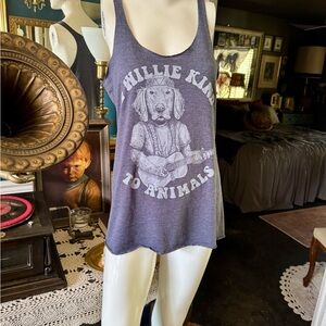 Gray Willie Kind to Animals Tank Top